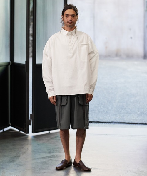 a lit r（ア リトル）の「mp9766-ハーフパンツ（その他パンツ・メンズ・グリーン/チャコール/ブラック・M/L）」の13枚目の写真