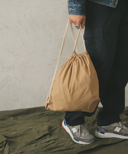 WAIPER.inc（ワイパーインク）の「CA-12 コットンリュック（ショルダーバッグ・メンズ・ブラック/ベージュ/カモフラージュ/グリーン系その他・ONE SIZE）」の2枚目の写真