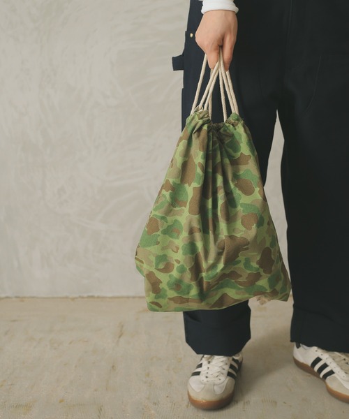 WAIPER.inc（ワイパーインク）の「CA-12 コットンリュック（ショルダーバッグ・メンズ・ブラック/ベージュ/カモフラージュ/グリーン系その他・ONE SIZE）」の3枚目の写真
