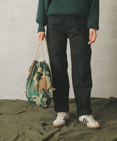 WAIPER.inc（ワイパーインク）の「CA-12 コットンリュック（ショルダーバッグ・メンズ・ブラック/ベージュ/カモフラージュ/グリーン系その他・ONE SIZE）」の8枚目の写真