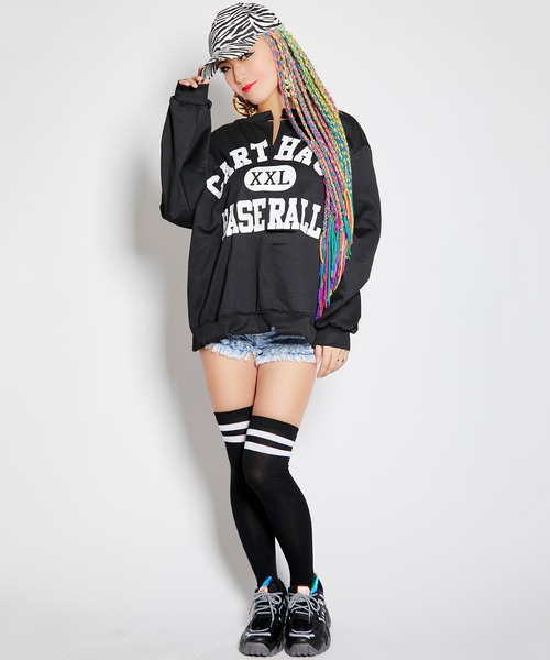 babyShoop(ベイビーシュープ)の「ラインソックス(ソックス/靴下・レディース・ホワイト/ブラック・FREE)」の13枚目の写真