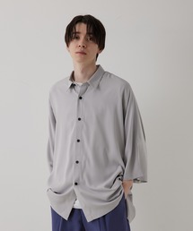 ドレープビッグポンチョシャツ