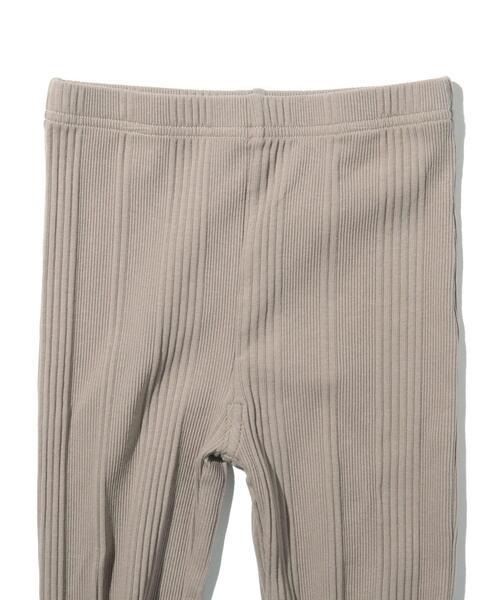 SHOO・LA・RUE（シューラルー）の「◆【90-130cm】ランダムテレコ裾レースレギンス（その他パンツ・キッズ・ブラック/ブラウン系その他・11/10/12/13/09）」の5枚目の写真