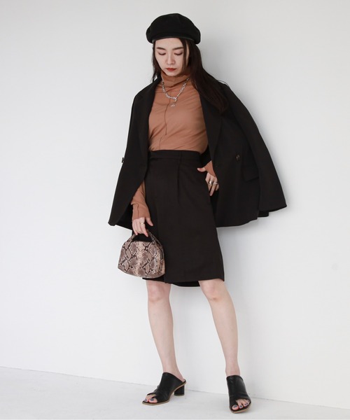 feepur（フェピュール）の「《セットアップ対応》ダブルテーラードジャケット（テーラードジャケット・レディース・ライトカーキ/モカ/アイボリー/ブラック・MEDIUM）」の20枚目の写真