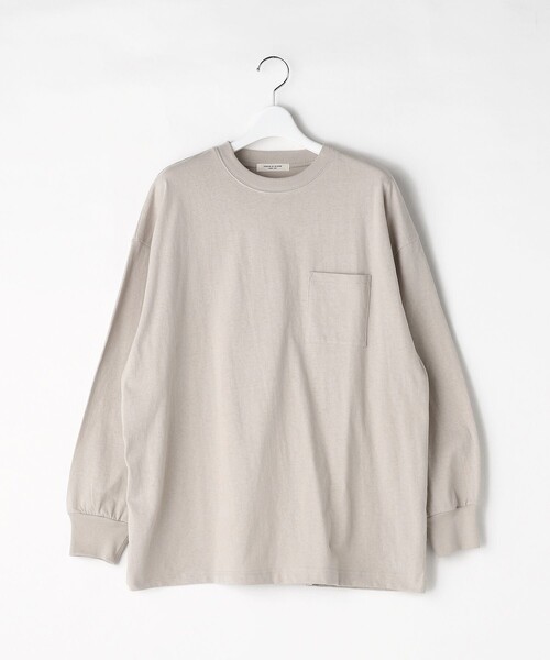 FREAK'S STORE（フリークスストア）の「BIGポケロンTEE(ポケットロングスリーブTシャツ)（Tシャツ/カットソー・レディース・ブラック/ベージュ/ピンク系その他/グリーン/オフホワイト・ﾌﾘ-）」の22枚目の写真