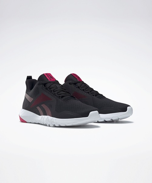 Reebok（リーボック）の「フレクサゴン フォース 3 ワイド D / Flexagon Force 3 Wide D（スニーカー・レディース・ブラック系その他/ブラック/ホワイト×シルバー・23.0cm/23.5cm/24.0cm/22.0cm/22.5cm/24.5cm/25.0cm/25.5cm/26.0cm）」の5枚目の写真