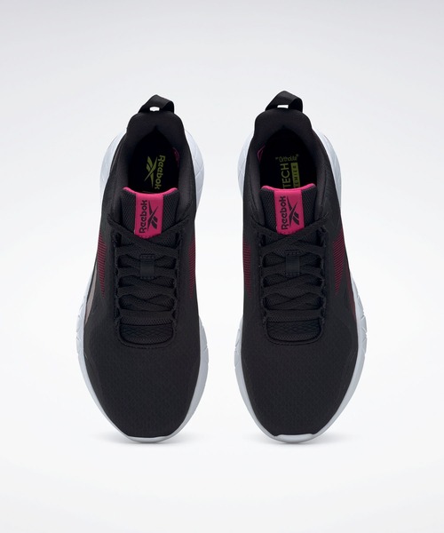 Reebok（リーボック）の「フレクサゴン フォース 3 ワイド D / Flexagon Force 3 Wide D（スニーカー・レディース・ブラック系その他/ブラック/ホワイト×シルバー・23.0cm/23.5cm/24.0cm/22.0cm/22.5cm/24.5cm/25.0cm/25.5cm/26.0cm）」の9枚目の写真