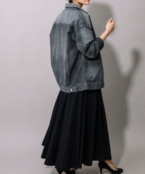 Munich（ミューニック）の「Munich(ミューニック) 10イヤーエイジ8oz デニムジャケット/MN211B40（ブルゾン・レディース・ブラック/インディゴブルー・SMALL）」の17枚目の写真