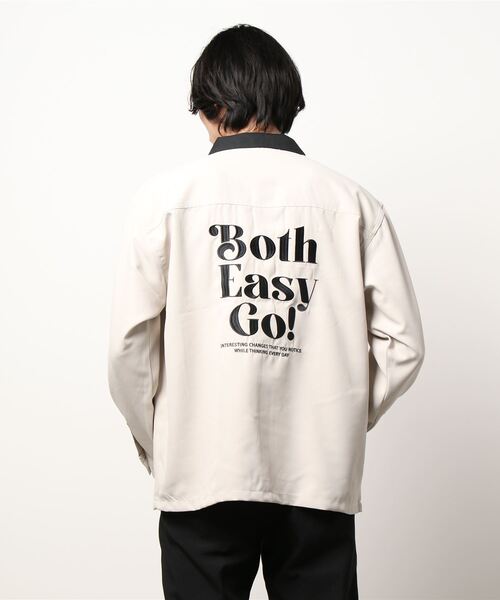 BACK NUMBER（バックナンバー）の「【BACK NUMBER】ＢＩＧ刺繍ワークシャツ（シャツ/ブラウス・メンズ・オフホワイト/ブラック/ブルー・XL/L/M）」の5枚目の写真