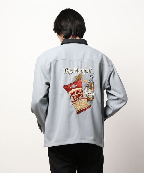 BACK NUMBER（バックナンバー）の「【BACK NUMBER】ＢＩＧ刺繍ワークシャツ（シャツ/ブラウス・メンズ・オフホワイト/ブラック/ブルー・XL/L/M）」の6枚目の写真