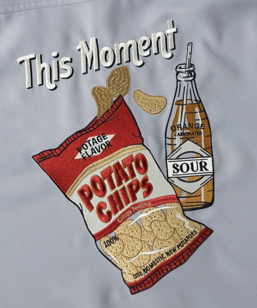 BACK NUMBER（バックナンバー）の「【BACK NUMBER】ＢＩＧ刺繍ワークシャツ（シャツ/ブラウス・メンズ・オフホワイト/ブラック/ブルー・XL/L/M）」の22枚目の写真