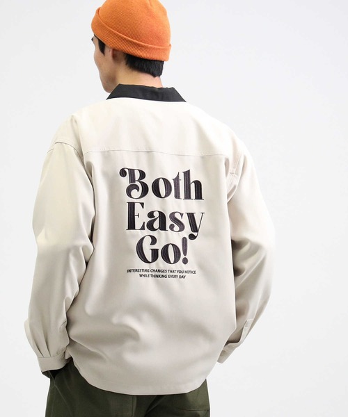 BACK NUMBER（バックナンバー）の「【BACK NUMBER】ＢＩＧ刺繍ワークシャツ（シャツ/ブラウス・メンズ・オフホワイト/ブラック/ブルー・XL/L/M）」の9枚目の写真