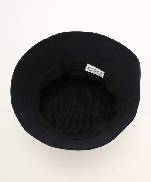 Arnold Palmer（アーノルドパーマー）の「コットンツイル シェア バケットハット（ハット・レディース・ホワイト/ネイビー/アイボリー・F）」の8枚目の写真