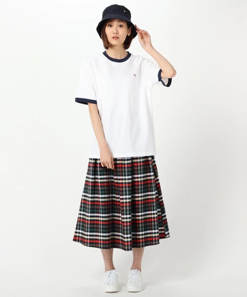 Arnold Palmer（アーノルドパーマー）の「コットンツイル シェア バケットハット（ハット・レディース・ホワイト/ネイビー/アイボリー・F）」の11枚目の写真