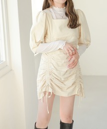 Heather | シアーカットソーSETドロストミニワンピース　275809(ワンピース)