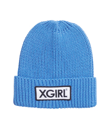 X-girl | 【Zipper夏号掲載】PATCHED KNIT CAP(ニットキャップ/ビーニー)