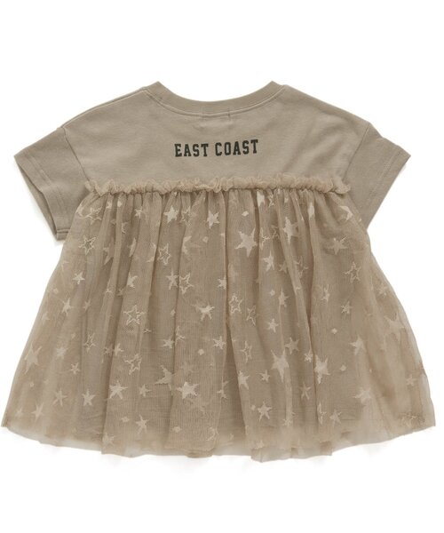 F.O.KIDS(エフオーキッズ)の「プリントチュールTシャツ(Tシャツ/カットソー・キッズ・ベージュ/ミント/キナリ・80/110/130/100/120/90/140/95)」の5枚目の写真