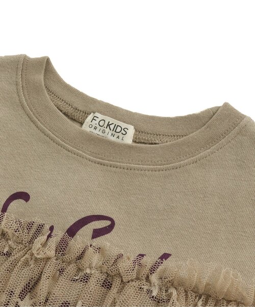 F.O.KIDS(エフオーキッズ)の「プリントチュールTシャツ(Tシャツ/カットソー・キッズ・ベージュ/ミント/キナリ・80/110/130/100/120/90/140/95)」の8枚目の写真