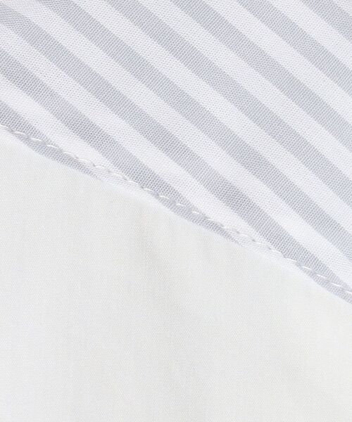 SHIPS(シップス)の「*〈手洗い可能〉ストレッチコンビネーションブラウス◇(シャツ/ブラウス・レディース・オフホワイト/ブラック/ライトグレー/ダークグレー/ネイビー・ONE SIZE)」の11枚目の写真