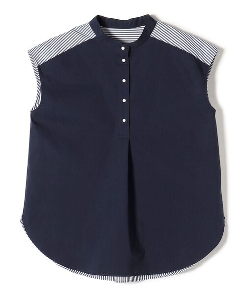 SHIPS(シップス)の「*〈手洗い可能〉ストレッチコンビネーションブラウス◇(シャツ/ブラウス・レディース・オフホワイト/ブラック/ライトグレー/ダークグレー/ネイビー・ONE SIZE)」の21枚目の写真