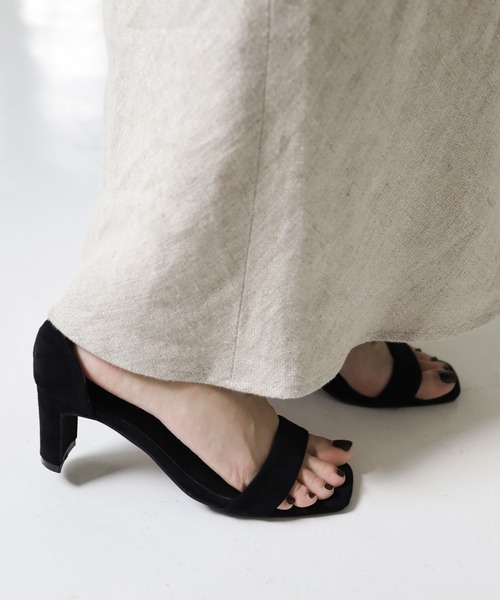 SESTO（セスト）の「プレートヒールアンクルストラップサンダル（サンダル・レディース・ブラック/ピンク/ブルー/グリーン・LL/3L/S/M/L）」の11枚目の写真