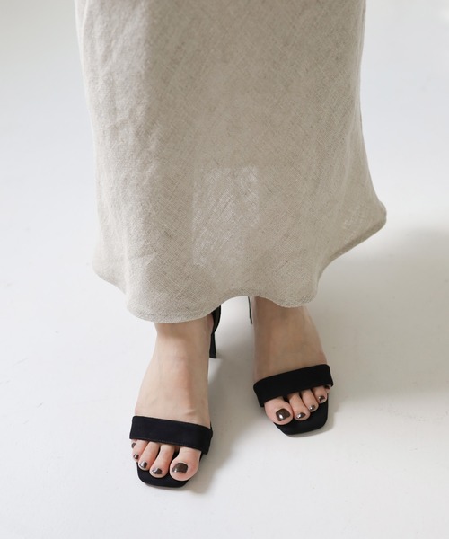 SESTO（セスト）の「プレートヒールアンクルストラップサンダル（サンダル・レディース・ブラック/ピンク/ブルー/グリーン・LL/3L/S/M/L）」の13枚目の写真