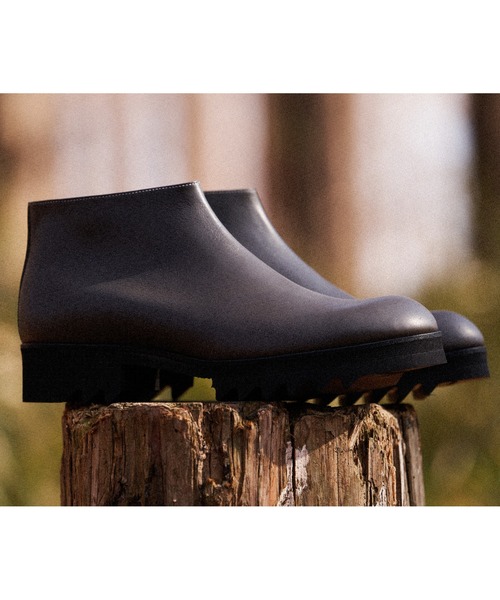 SPACE CRAFT(スペースクラフト)の「SPACE CRAFT スペースクラフト / SHARK SIDE ZIP BOOTS シャークソール サイドジップブーツ ヒールブーツ / SC-432(ブーツ・レディース・ブラック/グレー・26.5cm/26cm/24.5cm/25cm/25.5cm/23.5cm/24cm/23cm/27cm)」の5枚目の写真