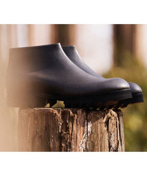 SPACE CRAFT(スペースクラフト)の「SPACE CRAFT スペースクラフト / SHARK SIDE ZIP BOOTS シャークソール サイドジップブーツ ヒールブーツ / SC-432(ブーツ・レディース・ブラック/グレー・26.5cm/26cm/24.5cm/25cm/25.5cm/23.5cm/24cm/23cm/27cm)」の8枚目の写真