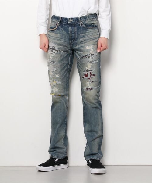 HYSTERIC GLAMOUR（ヒステリックグラマー）の「CPR スリムストレートデニムパンツ（その他パンツ・メンズ・インディゴブルー・32inch/30inch/28inch/34inch/31inch/29inch）」の4枚目の写真