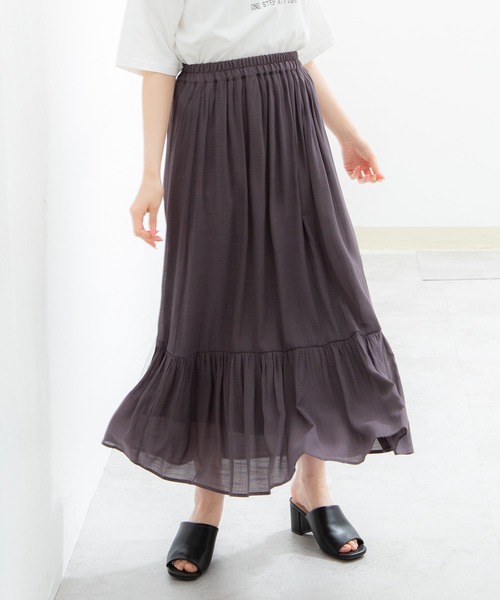 ♡ビーハニー完売品♡Beeハニータフタスカート　ネイビー　ロング　サイズM〜L Honeys（ハニーズ）の「ジャカードロングスカート（スカート