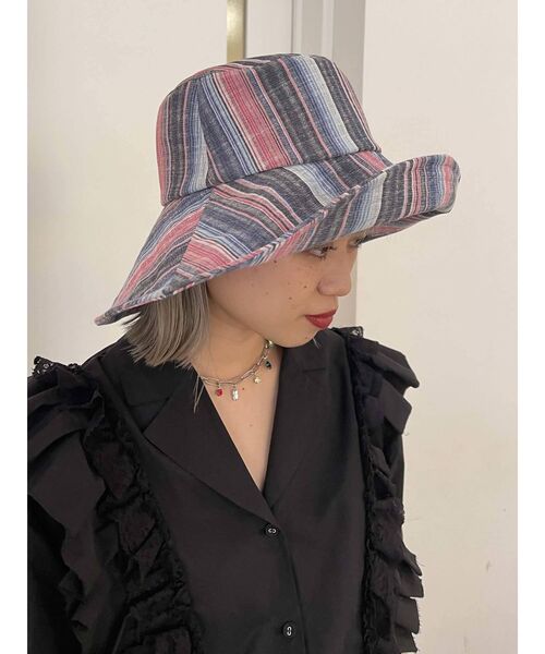 jouetie（ジュエティ）の「ストライプワイドハット（ハット・レディース・その他1/その他2・FREE）」の16枚目の写真