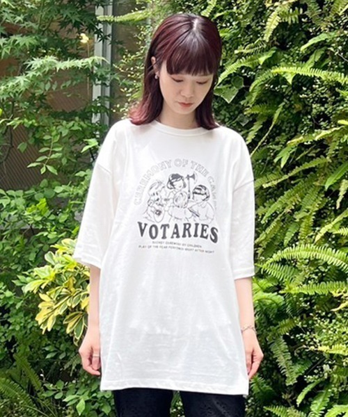 Candy Stripper（キャンディストリッパー）の「CEREMONY OF THE CANDY Tシャツ（Tシャツ/カットソー・レディース・ブラック/ブラウン/オフホワイト・2）」の2枚目の写真