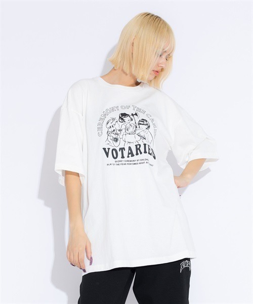 Candy Stripper（キャンディストリッパー）の「CEREMONY OF THE CANDY Tシャツ（Tシャツ/カットソー・レディース・ブラック/ブラウン/オフホワイト・2）」の5枚目の写真