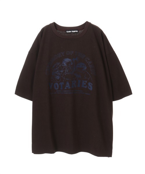 Candy Stripper（キャンディストリッパー）の「CEREMONY OF THE CANDY Tシャツ（Tシャツ/カットソー・レディース・ブラック/ブラウン/オフホワイト・2）」の9枚目の写真