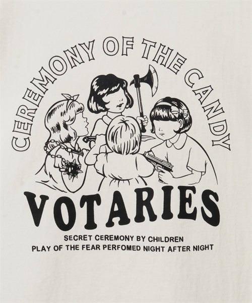 Candy Stripper（キャンディストリッパー）の「CEREMONY OF THE CANDY Tシャツ（Tシャツ/カットソー・レディース・ブラック/ブラウン/オフホワイト・2）」の15枚目の写真