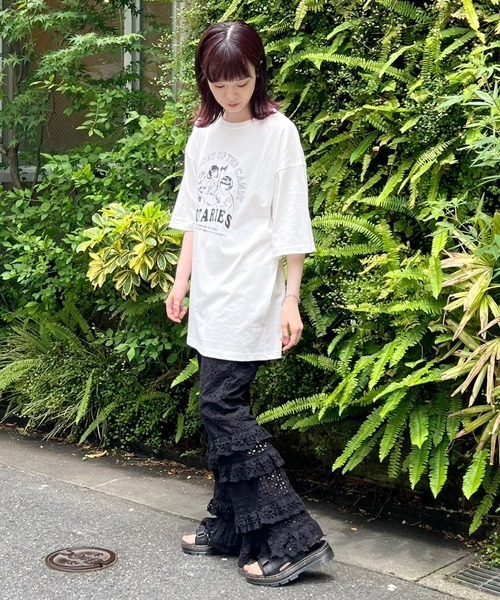 Candy Stripper（キャンディストリッパー）の「CEREMONY OF THE CANDY Tシャツ（Tシャツ/カットソー・レディース・ブラック/ブラウン/オフホワイト・2）」の16枚目の写真