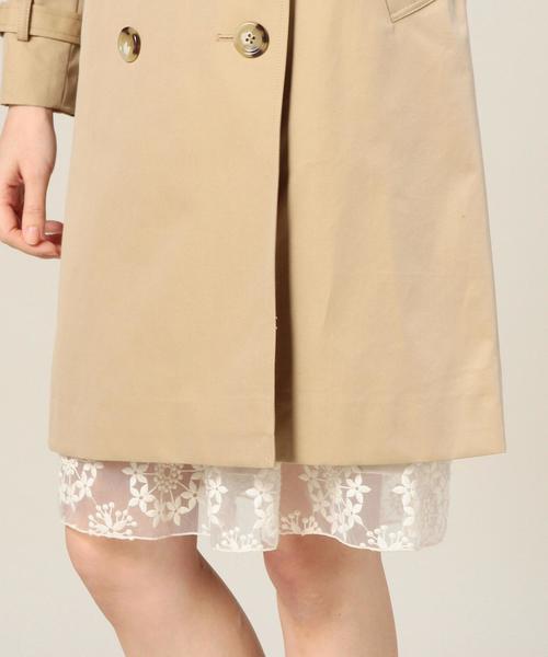 BEAUTY&YOUTH UNITED ARROWS（ビューティーアンドユースユナイテッドアローズ）の「BYTF 60/2 レギュラートレンチコート◆（トレンチコート・レディース・ベージュ・LARGE/MEDIUM/SMALL）」の9枚目の写真