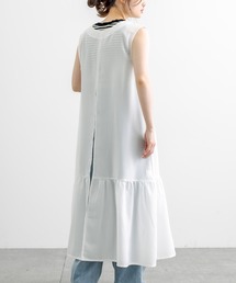 【WEB限定】麻タッチ2WAYスリットワンピース