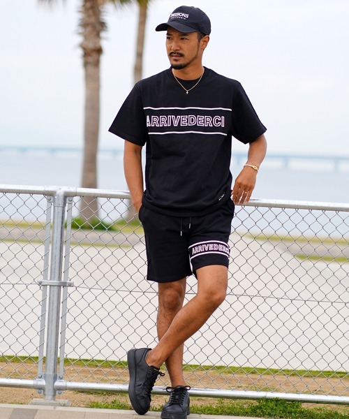 adamsJUGGLER(アダムスジャグラー)の「エンブロイダリーロゴスウェットショートパンツ(スウェットパンツ・メンズ・ホワイト/ブラック・S/M/L/XL)」の10枚目の写真