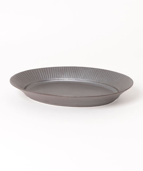 Rikkachic / リッカシック 協立陶器 ライン 楕円プレート L 皿 プレート オーバルプレート 色違い2枚セット Line plate pairL KRT（食器）｜salle de bal（サルデバル）
