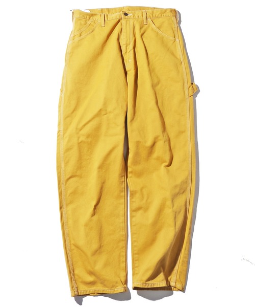 Wrangler（ラングラー）の「WRANGLER/ラングラー WORK PAINTER ワークペンタ―パンツ ワイドパンツ（デニムパンツ・メンズ・マスタード/ブラック/インディゴブルー/オフホワイト/グリーン/ダークインディゴブルー/ブラウン/ライトパープル/オレンジ/ラベンダー/ダークブルー・S/L/M/XL）」の15枚目の写真
