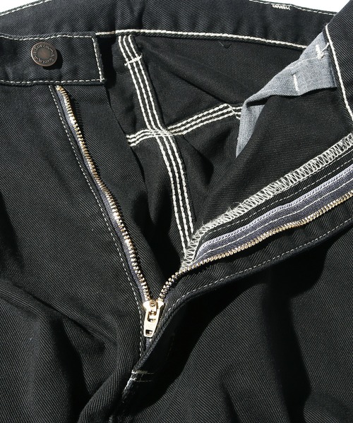 Wrangler（ラングラー）の「WRANGLER/ラングラー WORK PAINTER ワークペンタ―パンツ ワイドパンツ（デニムパンツ・メンズ・マスタード/ブラック/インディゴブルー/オフホワイト/グリーン/ダークインディゴブルー/ブラウン/ライトパープル/オレンジ/ラベンダー/ダークブルー・S/L/M/XL）」の18枚目の写真