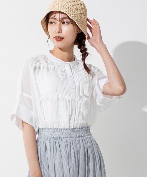 MILLION CARATS(ミリオンカラッツ)の「サマーバケットハット(ニットキャップ/ビーニー・レディース・ベージュ/オフホワイト・FREE)」の5枚目の写真