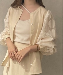 apres jour clair | 【apres jour clair】袖切り替えブラウス【ZOZOTOWN限定アイテム】(シャツ/ブラウス)