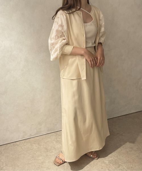 apres jour clair（アプレジュールクレア）の「【apres jour clair】袖切り替えブラウス【ZOZOTOWN限定アイテム】（シャツ/ブラウス・レディース・アイボリー/ベージュ・X-LARGE/フリー）」の11枚目の写真