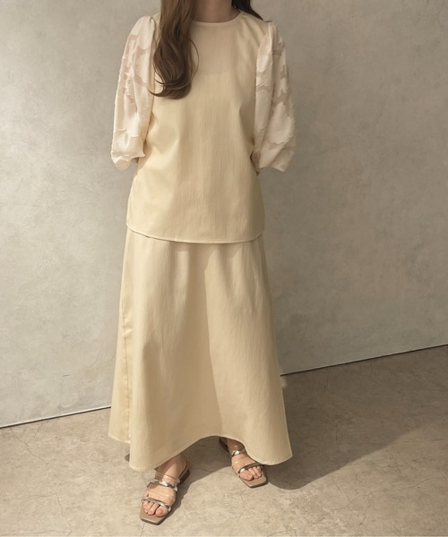 apres jour clair（アプレジュールクレア）の「【apres jour clair】袖切り替えブラウス【ZOZOTOWN限定アイテム】（シャツ/ブラウス・レディース・アイボリー/ベージュ・X-LARGE/フリー）」の12枚目の写真