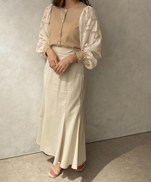 apres jour clair（アプレジュールクレア）の「【apres jour clair】袖切り替えブラウス【ZOZOTOWN限定アイテム】（シャツ/ブラウス・レディース・アイボリー/ベージュ・X-LARGE/フリー）」の19枚目の写真