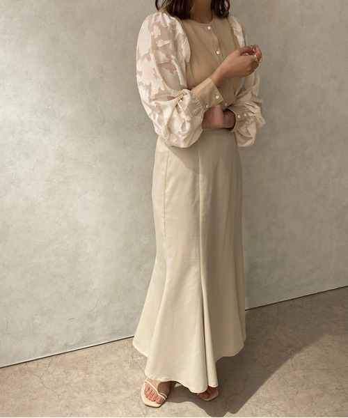 apres jour clair（アプレジュールクレア）の「【apres jour clair】袖切り替えブラウス【ZOZOTOWN限定アイテム】（シャツ/ブラウス・レディース・アイボリー/ベージュ・X-LARGE/フリー）」の20枚目の写真