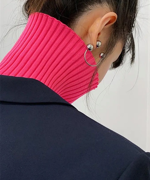 NOLITA LABORATORY(ノリータラボラトリー)の「【 NOLITA / ノリータ 】 ボール×フープデザイン ピアス(ピアス(両耳用)・レディース・シルバー/ゴールド・FREE)」の8枚目の写真