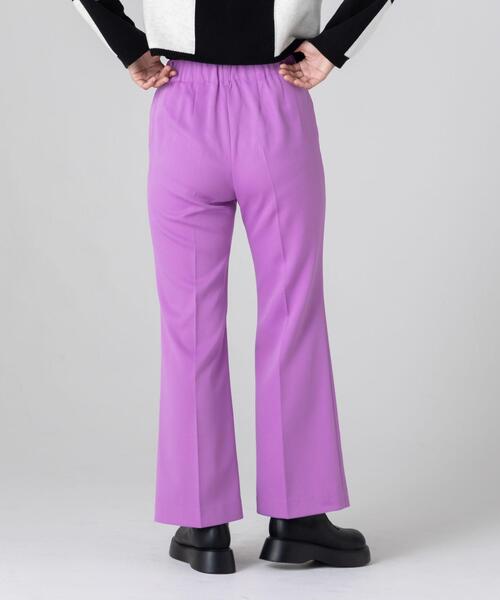 CITEN（シテン）の「＜CITEN＞センタープレス フレアパンツ Ⅱ（その他パンツ・レディース・ダークグレー/ケリー/パープル・S/M）」の12枚目の写真